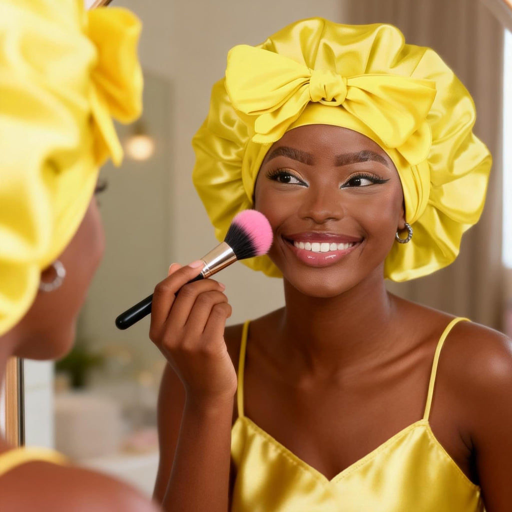 YANIBEST Adjustable Silk Bonnet – Double Layer