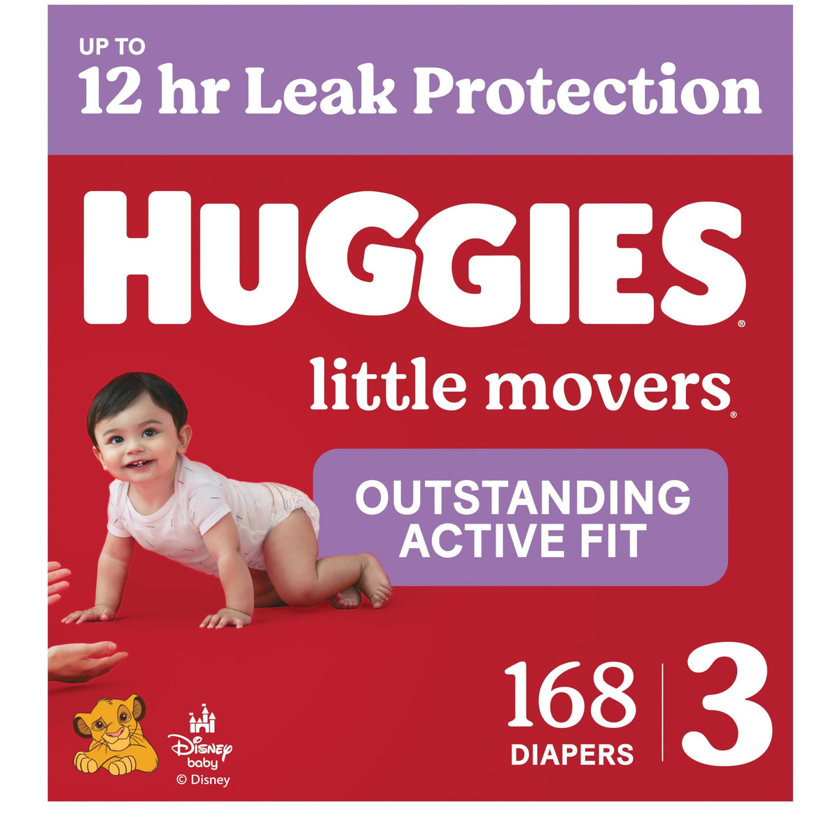 Huggies Little Movers Diapers Size 6, 84 Count