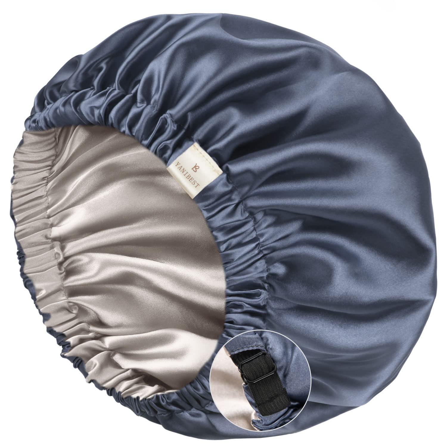 Yanibest Satin Sleep Bonnet – Adjustable Double Layer