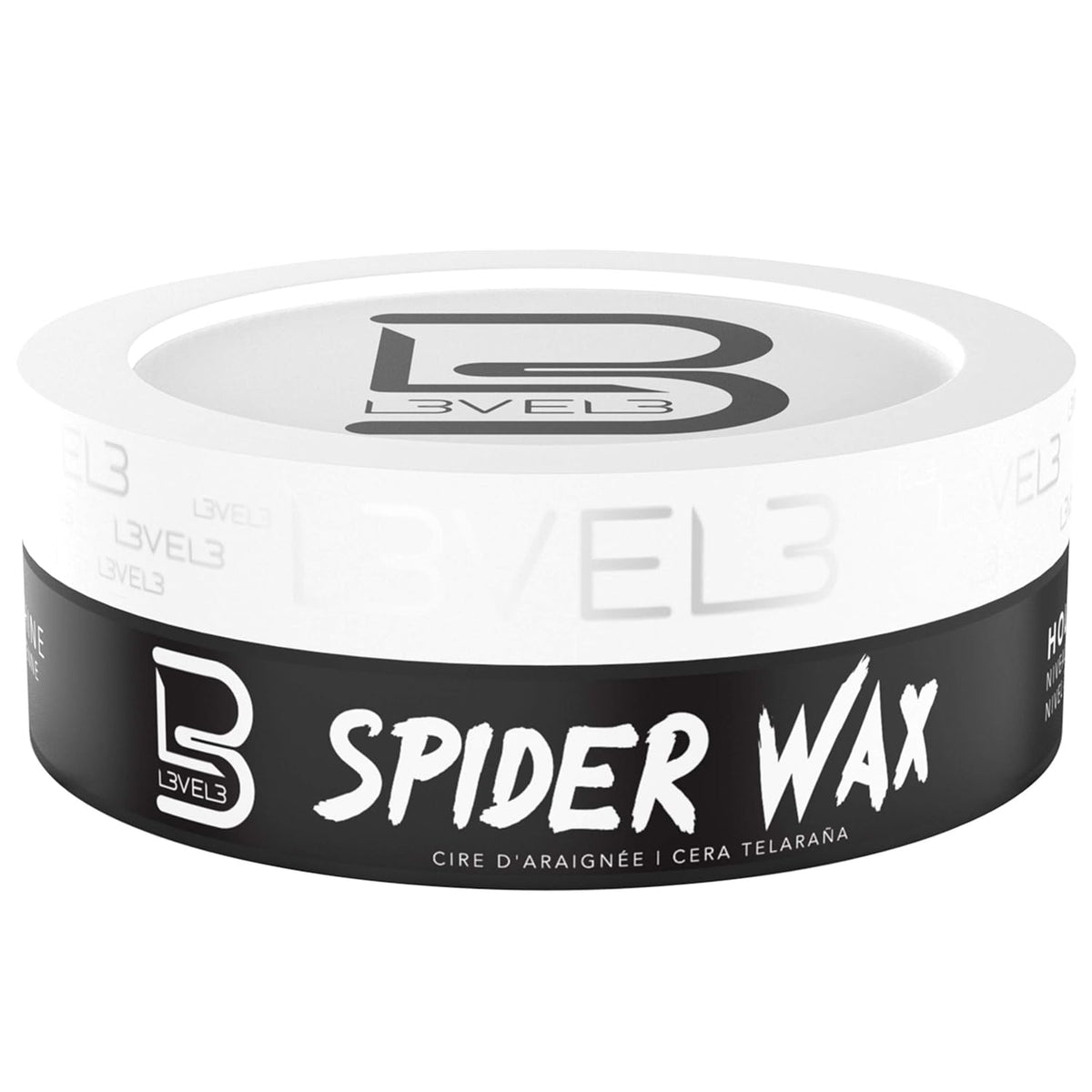 L3 Level 3 Spider Hair Wax for Men, Strong Hold, Volume and Texture, 150 ml