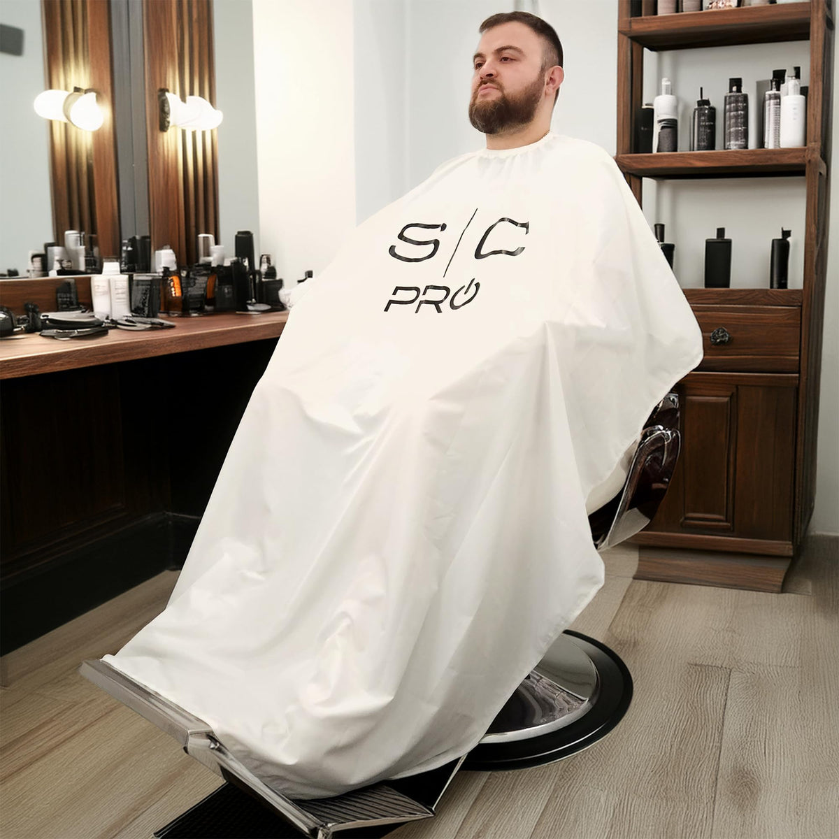 Stylecraft Kick Cover Barber Cape Water-Resistant Hair Cutting One Size