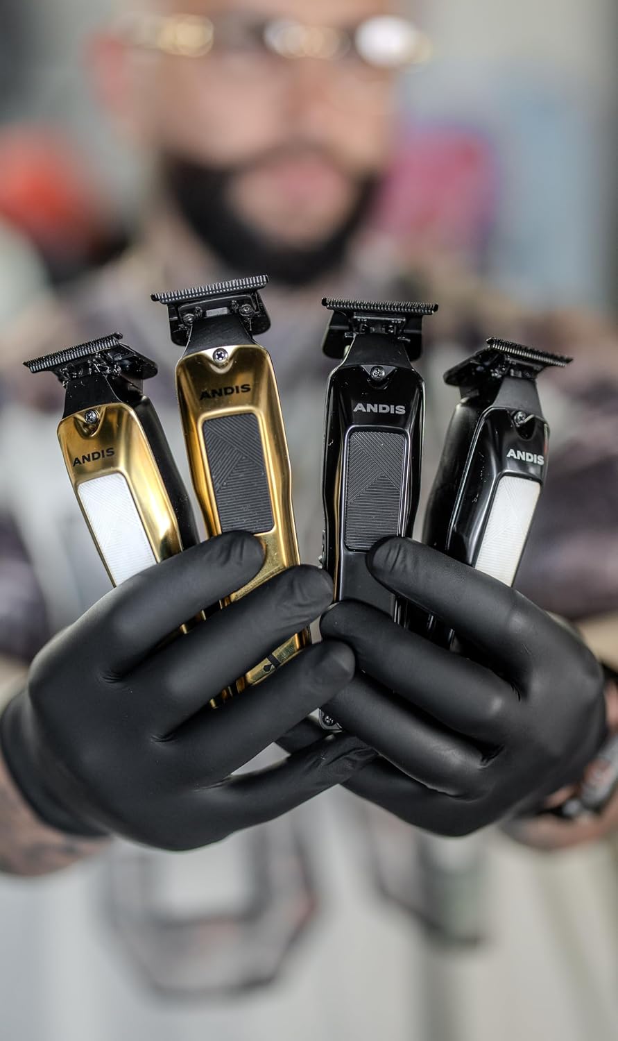 Andis 562310 Phenom Professional Cord/Cordless Beard & Hair Trimmer, Gold