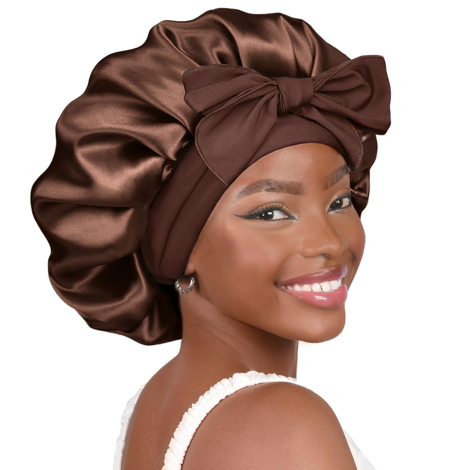 YANIBEST Adjustable Silk Bonnet – Double Layer