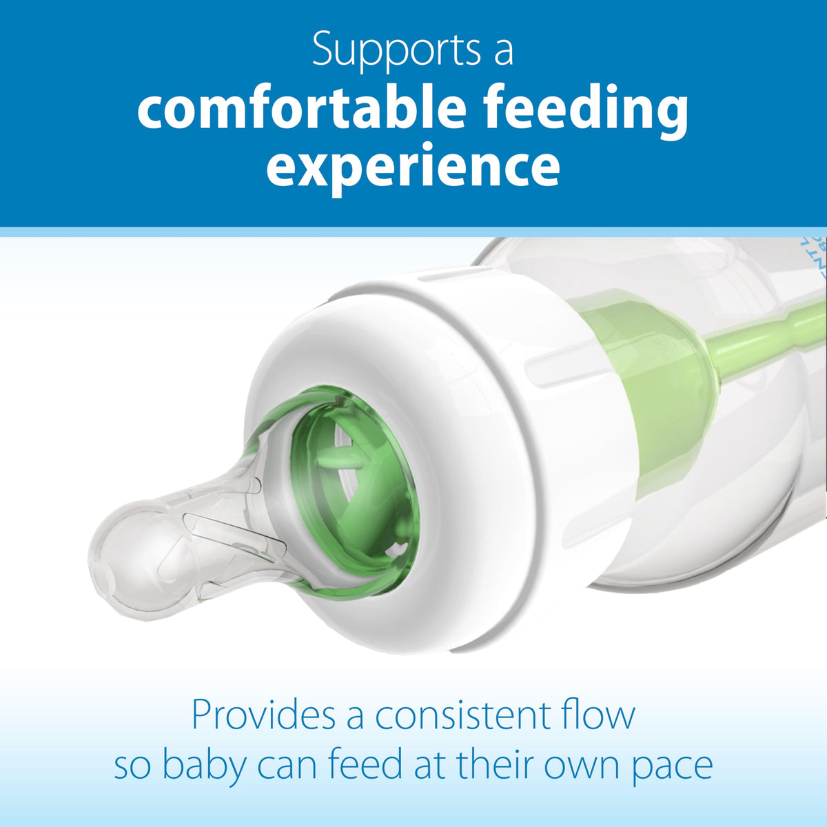 Dr. Brown’s Narrow Level 3 Medium-Fast Flow Nipple, 6m+, 6-Pack