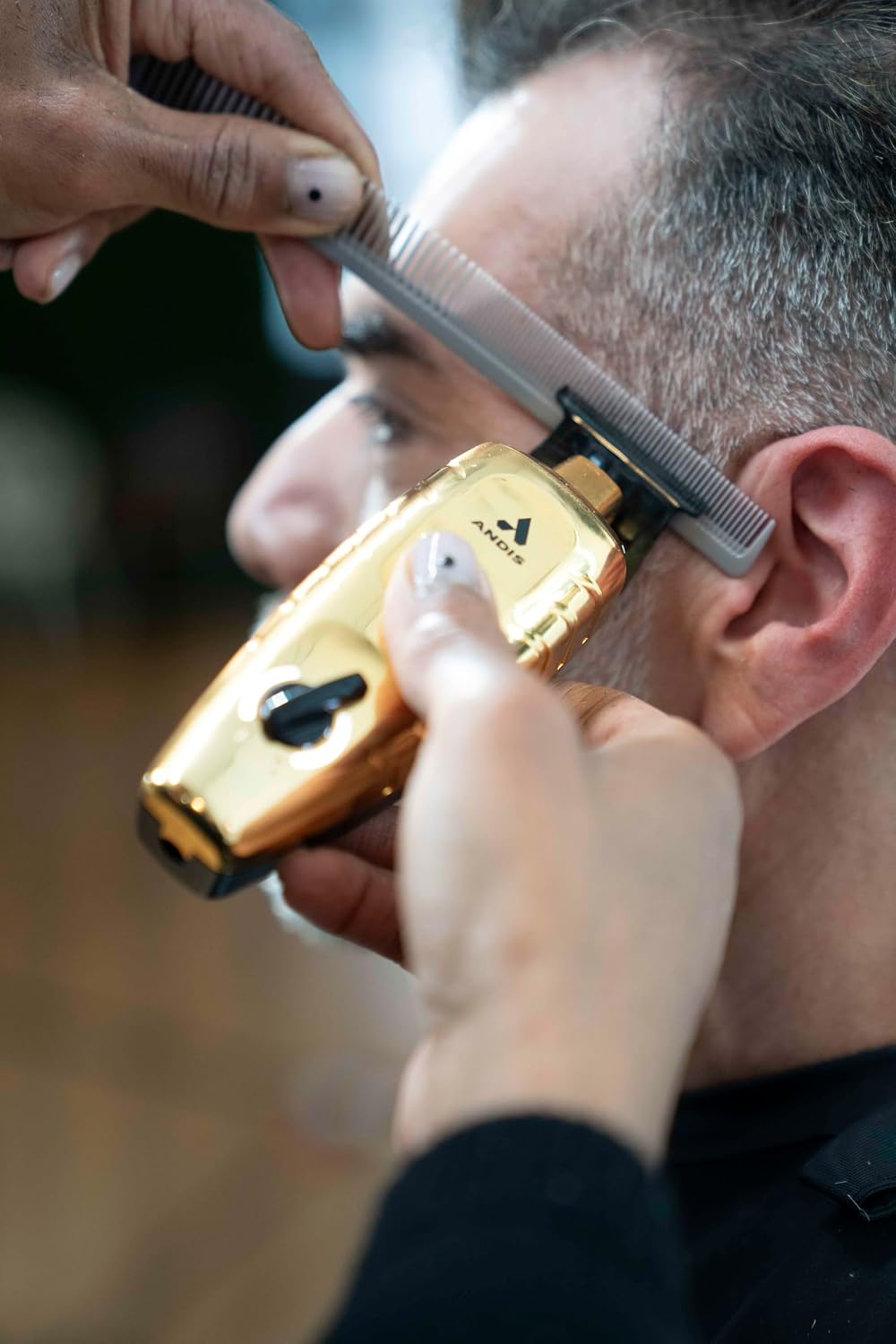 Andis 562629 GTX-EXO II Professional Cordless Beard & Hair Trimmer, Gold