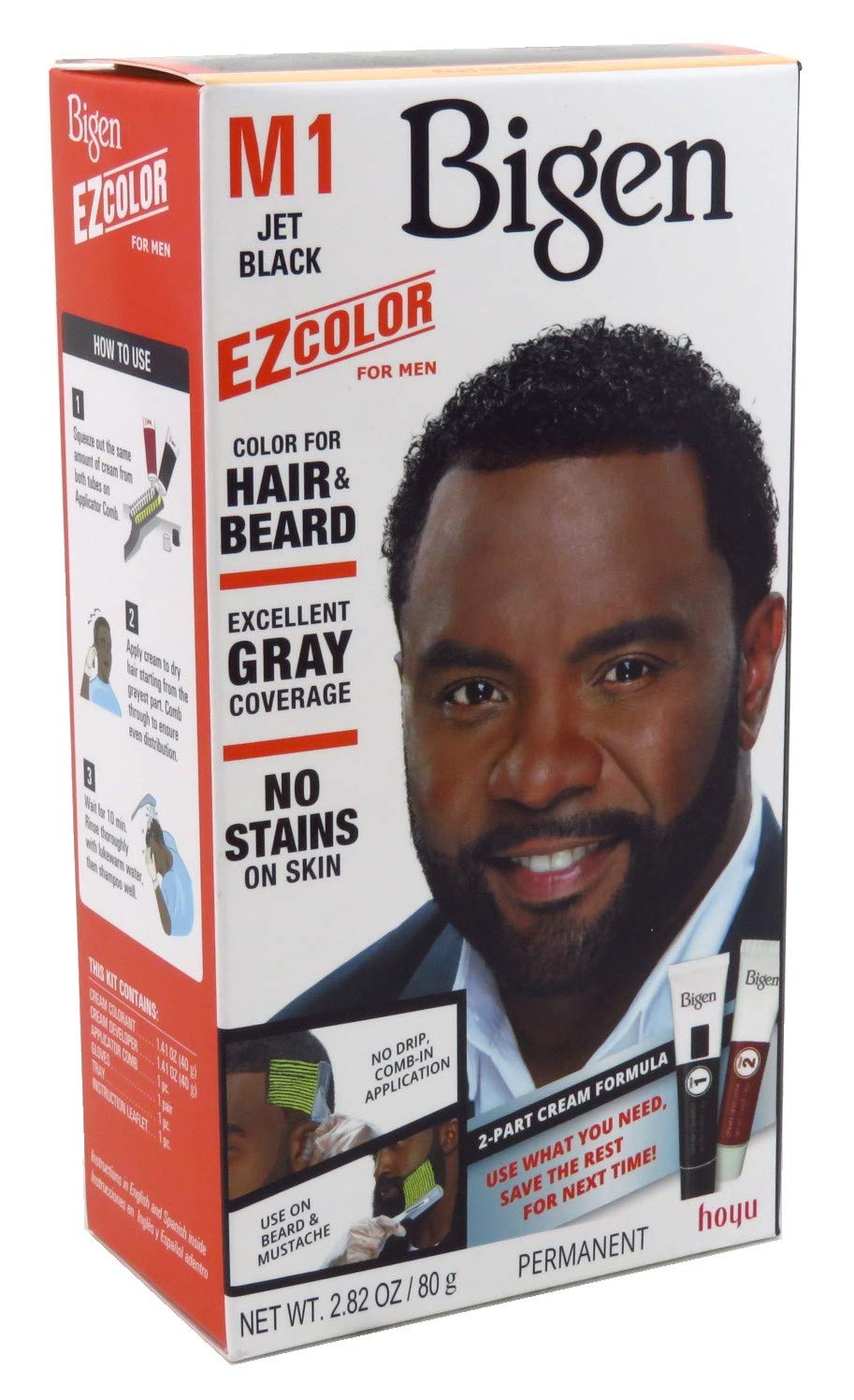 M1 Bigen EZ Color for Men Jet Black - 3 Pack