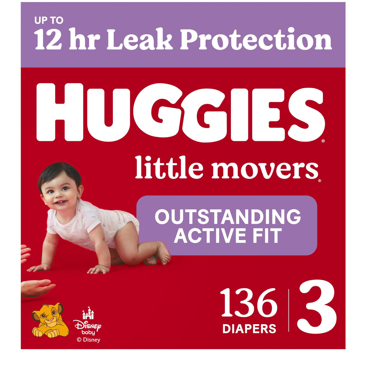 Huggies Little Movers Diapers Size 6, 84 Count