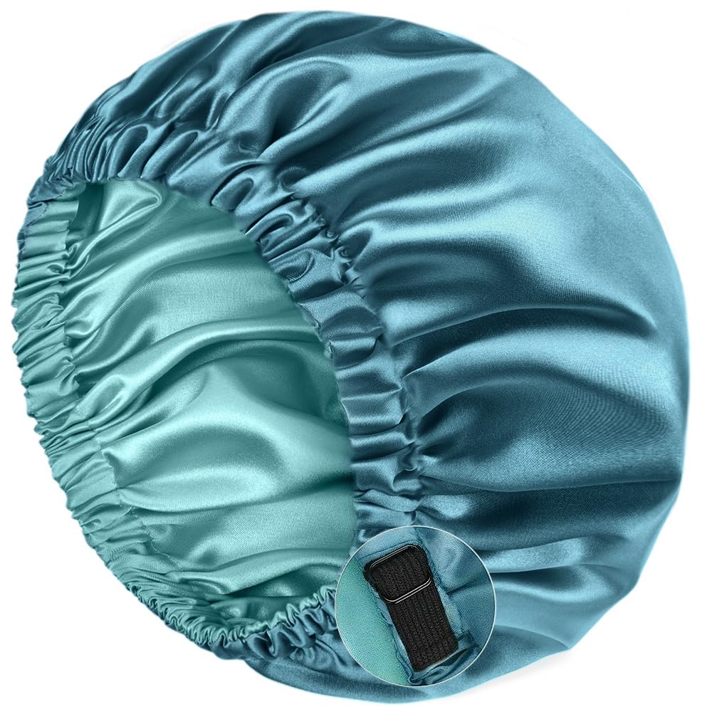 Yanibest Satin Sleep Bonnet – Adjustable Double Layer