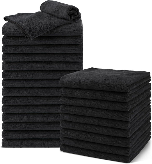 UNIMADE Salon Towels 24 Pack, Microfiber Barber Towels Bulk