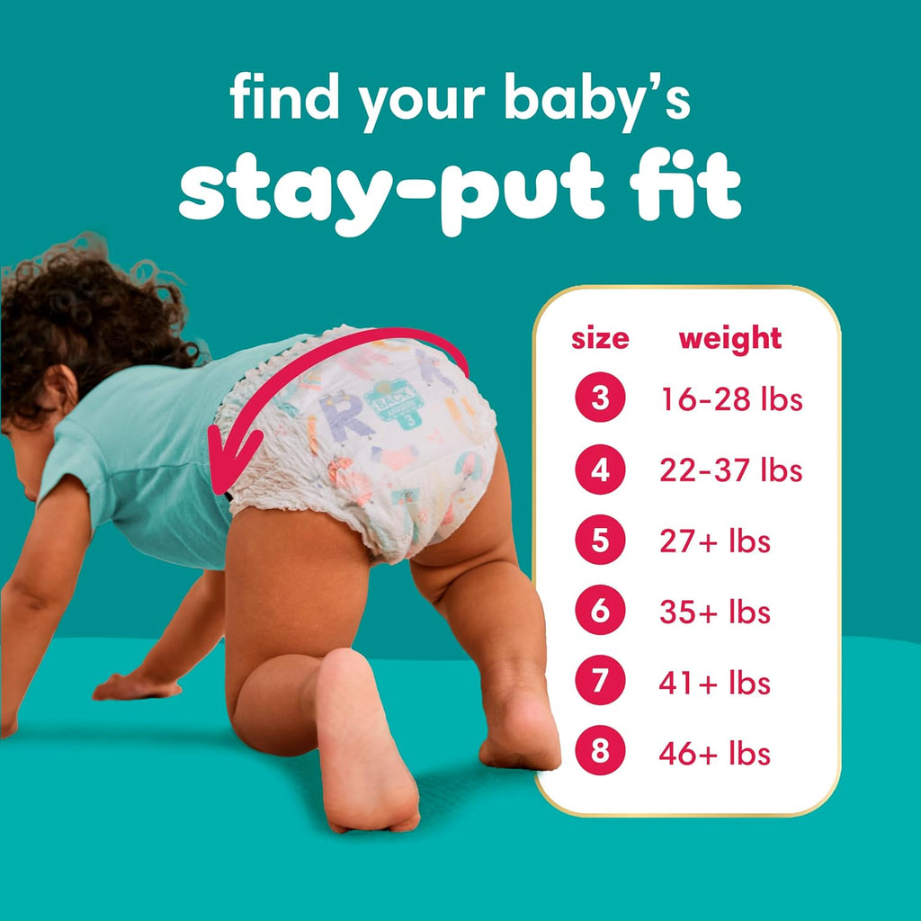 Pampers Diapers - Cruisers 360 - Size 7, 88 Count, Babyproof up to 100% Leakproof Pull-On Diaper