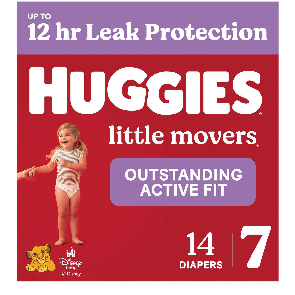 Huggies Little Movers Diapers Size 6, 84 Count