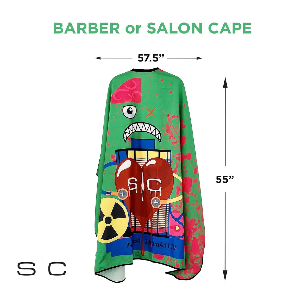 Stylecraft Kick Cover Barber Cape Water-Resistant Hair Cutting One Size