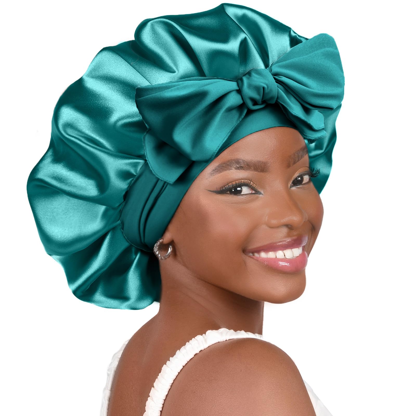 YANIBEST Adjustable Silk Bonnet – Double Layer