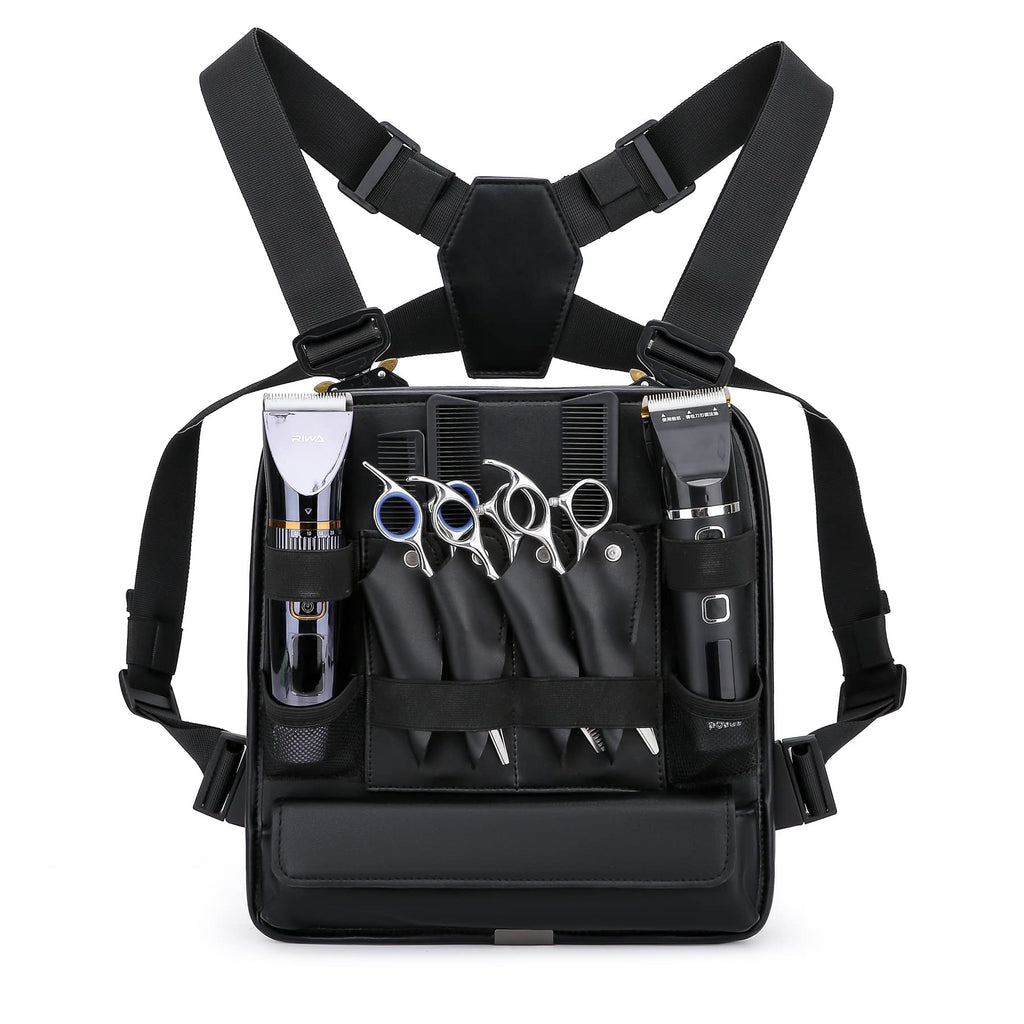 Leather Chest Rig Bag for Barbers