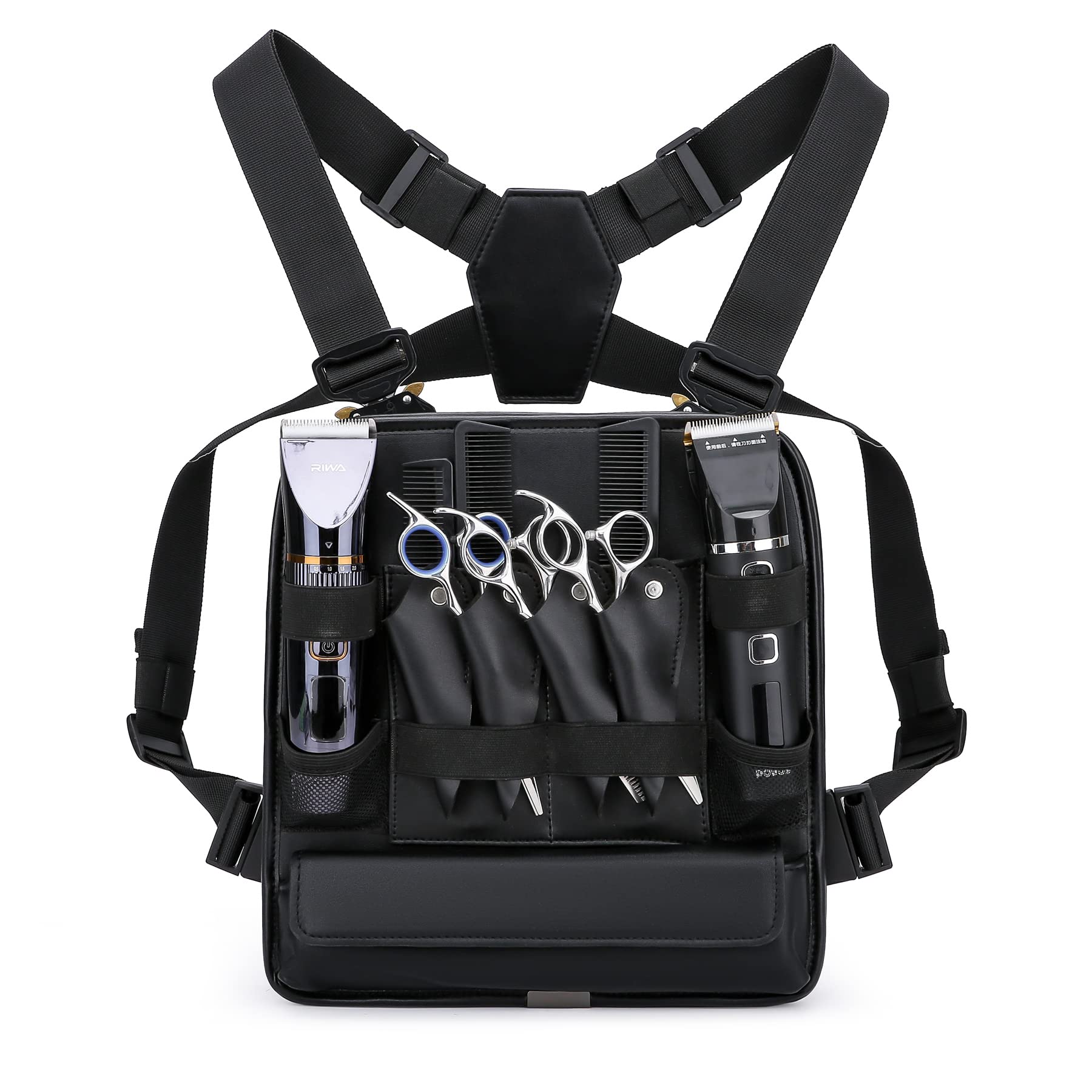 Leather Chest Rig Bag for Barbers