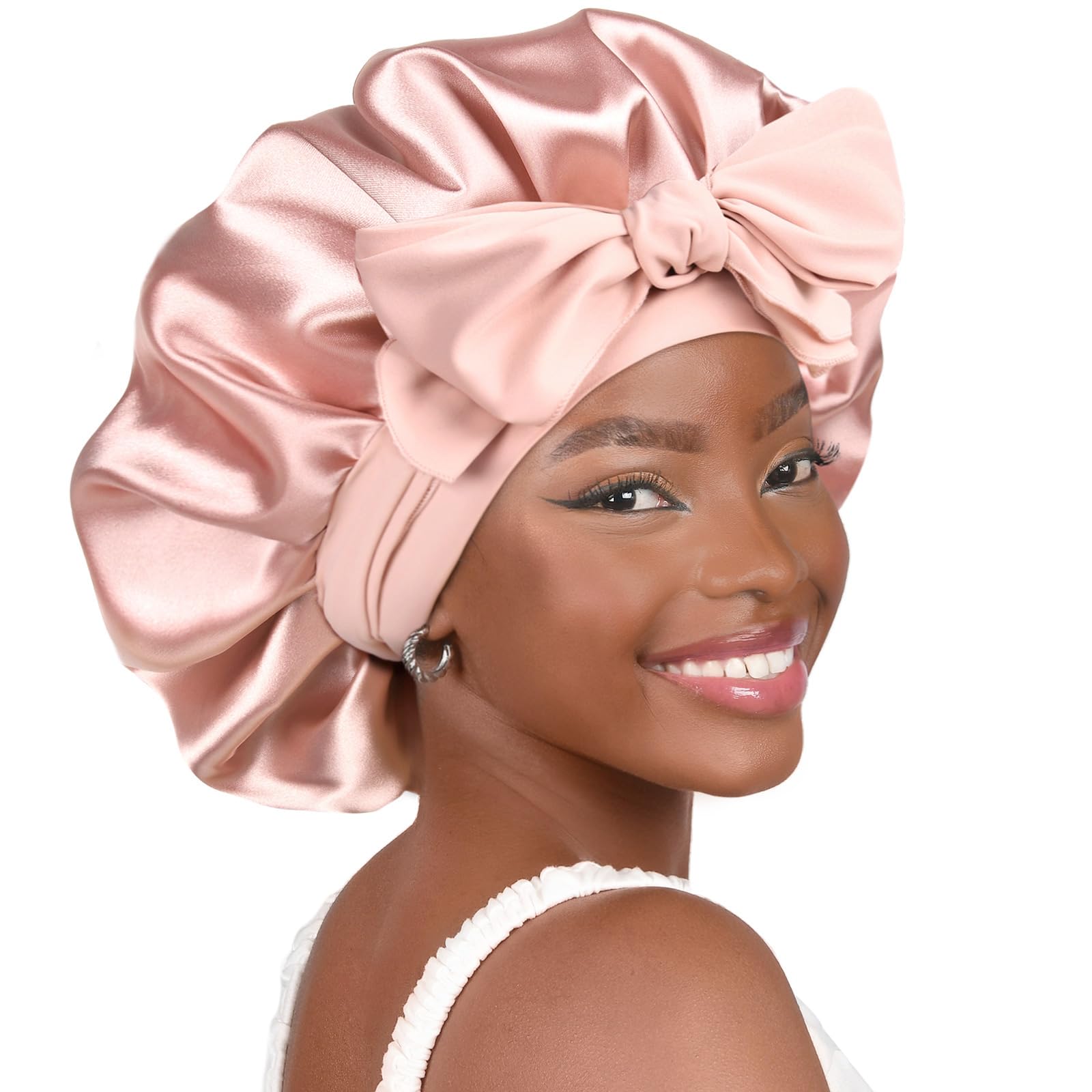 YANIBEST Adjustable Silk Bonnet – Double Layer