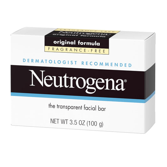 Neutrogena Original Transparent Facial Cleansing Bar, 3.5 oz