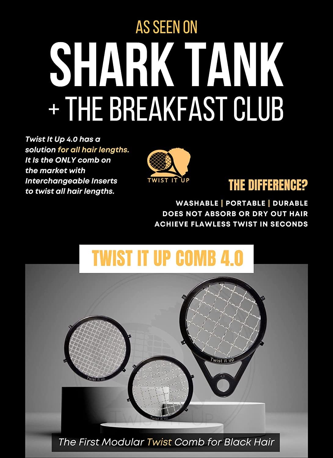 Twist Up Comb 4.0 – Modular Design