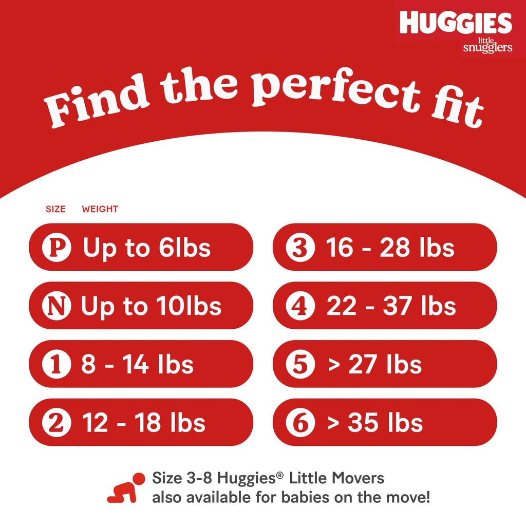Huggies Little Snugglers Diapers – Size 1
