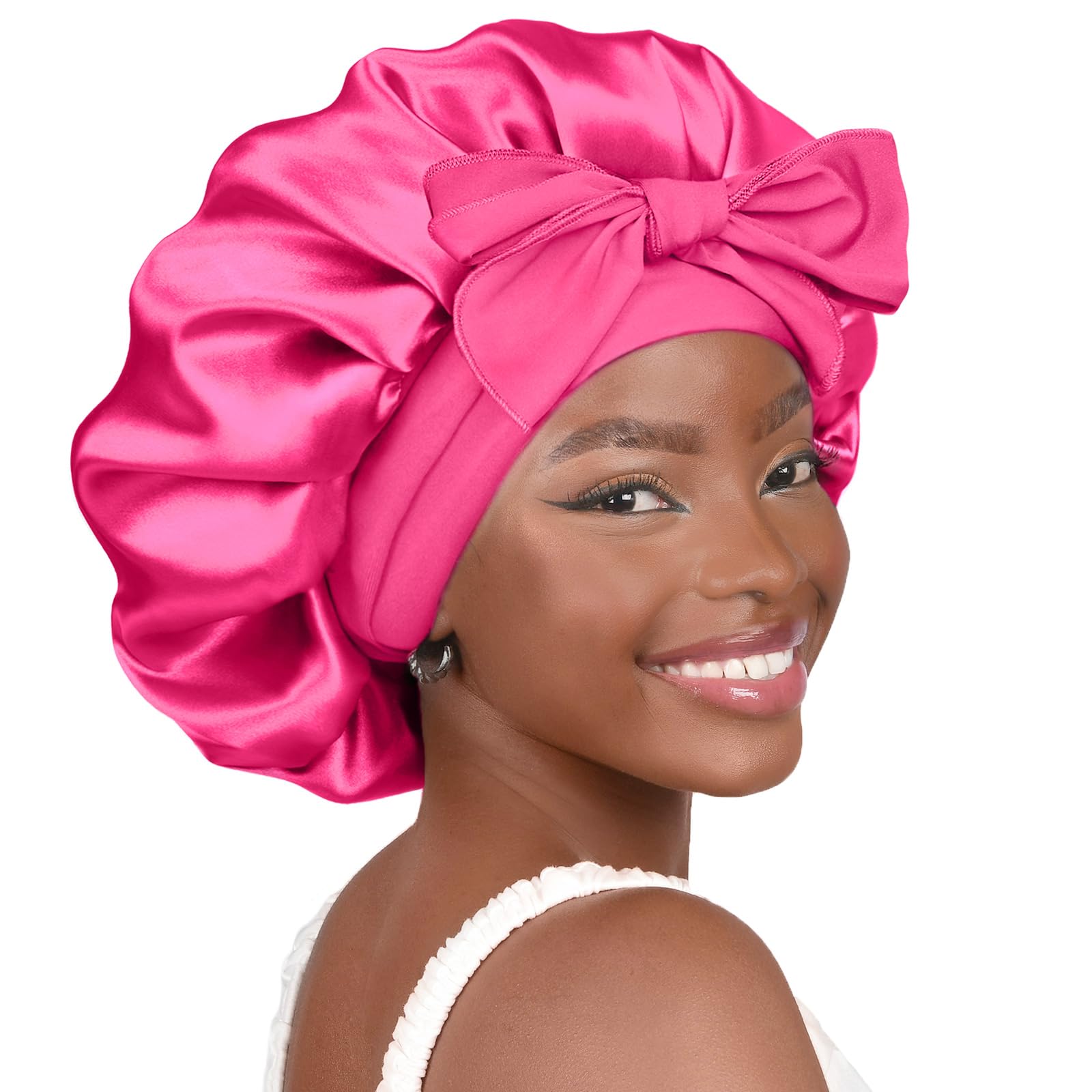 YANIBEST Adjustable Silk Bonnet – Double Layer