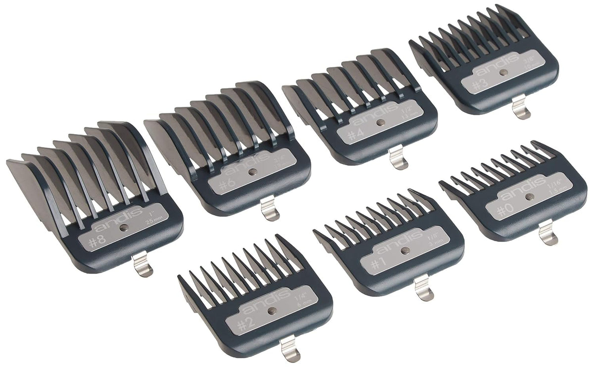 Andis Master Series Clipper Guard Comb Set, Fits ML, MLC, LCL & US-1