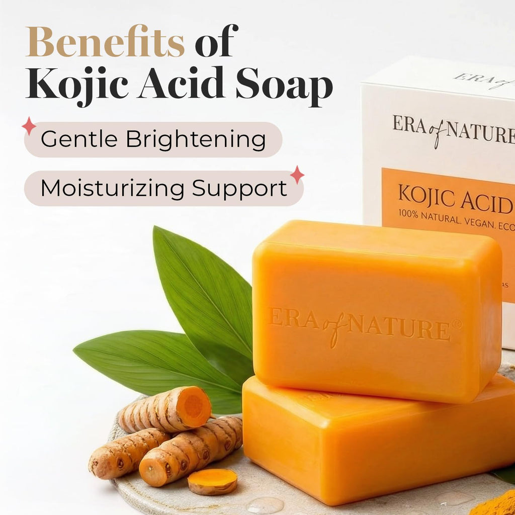 era of nature Best Raw ORGANIC AFRICAN BLACK SOAP, for Dry Skin and Skin Conditions. Pure & Natural Ingredients, Imported From Ghana - 8oz