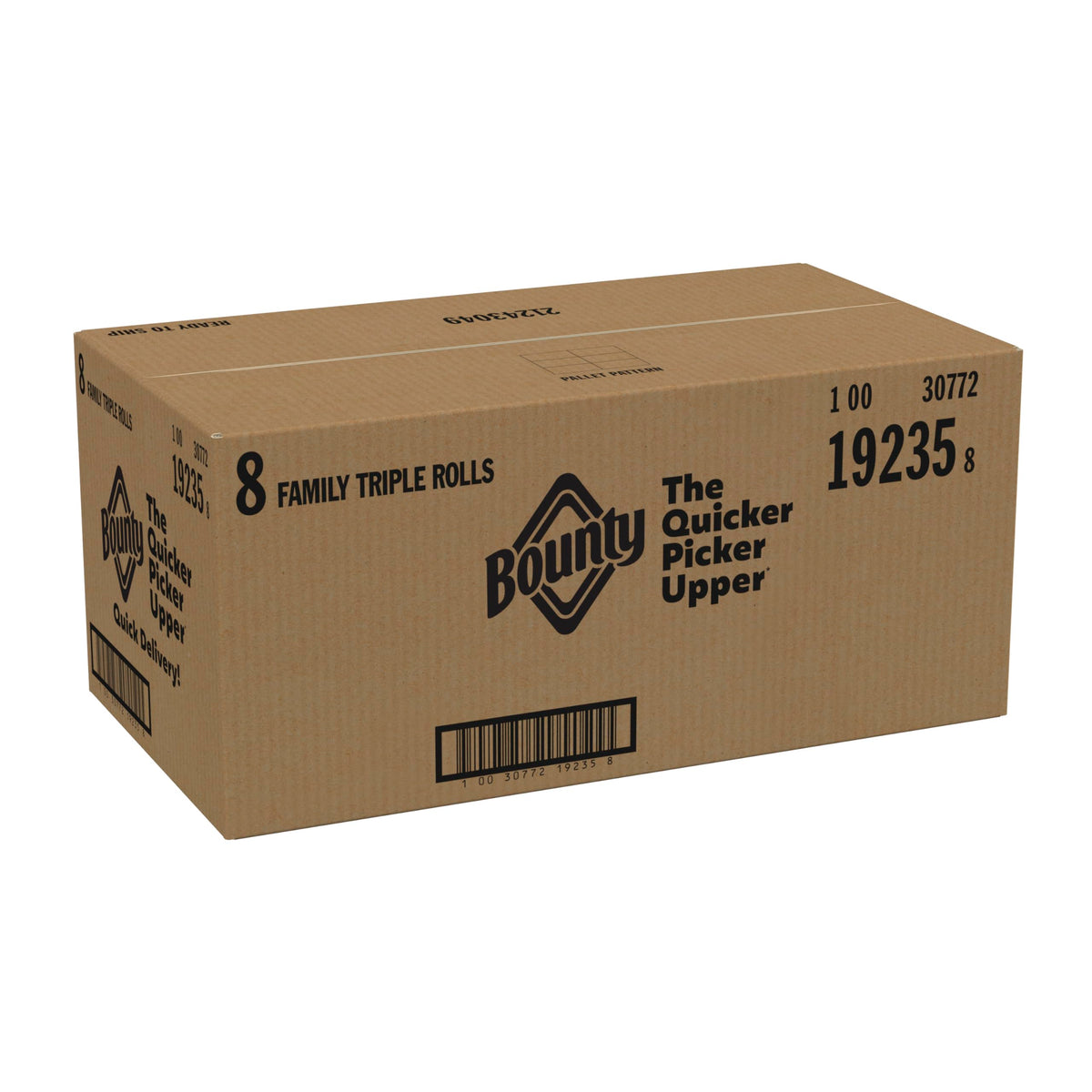 Bounty Paper Towels Quick Size, White, 16 Family Rolls = 40 Regular Rolls