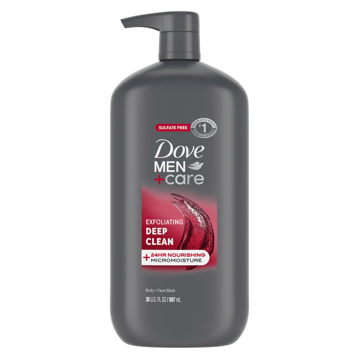 DOVE MEN Moisturizing Body Wash for Men, Eucalyptus + Cedar Oil, 26oz