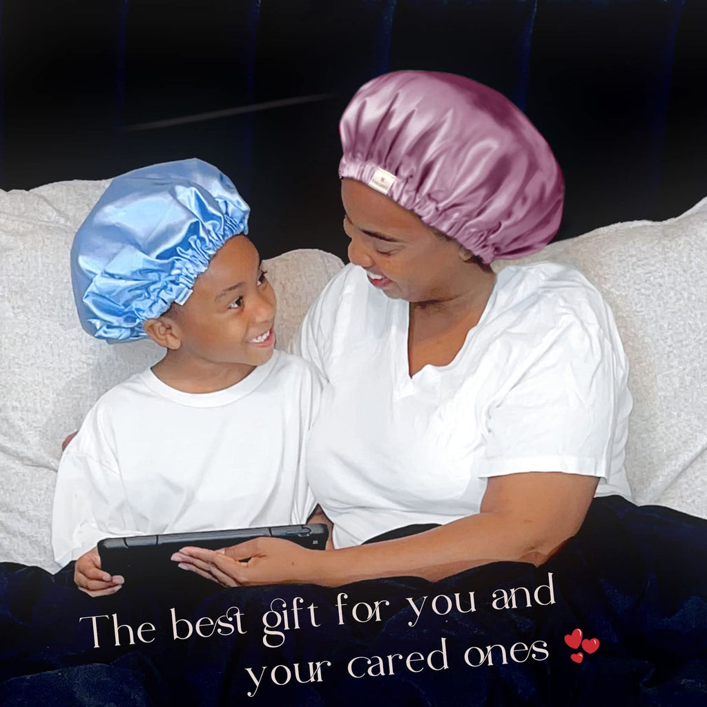 Yanibest Satin Sleep Bonnet – Adjustable Double Layer