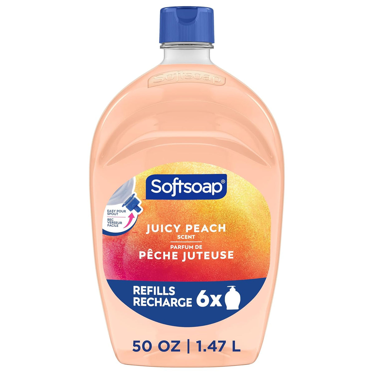 Softsoap Antibacterial Hand Soap Refill, White Tea & Berry Scent, 50 fl oz