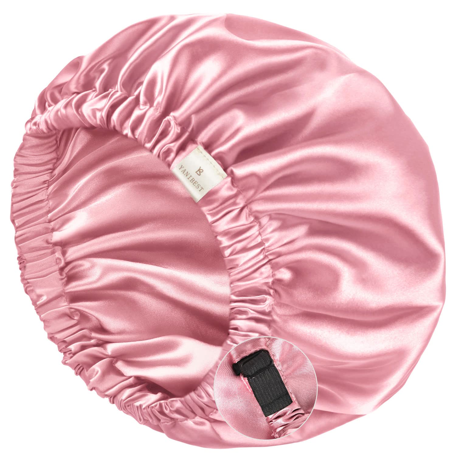 Yanibest Satin Sleep Bonnet – Adjustable Double Layer