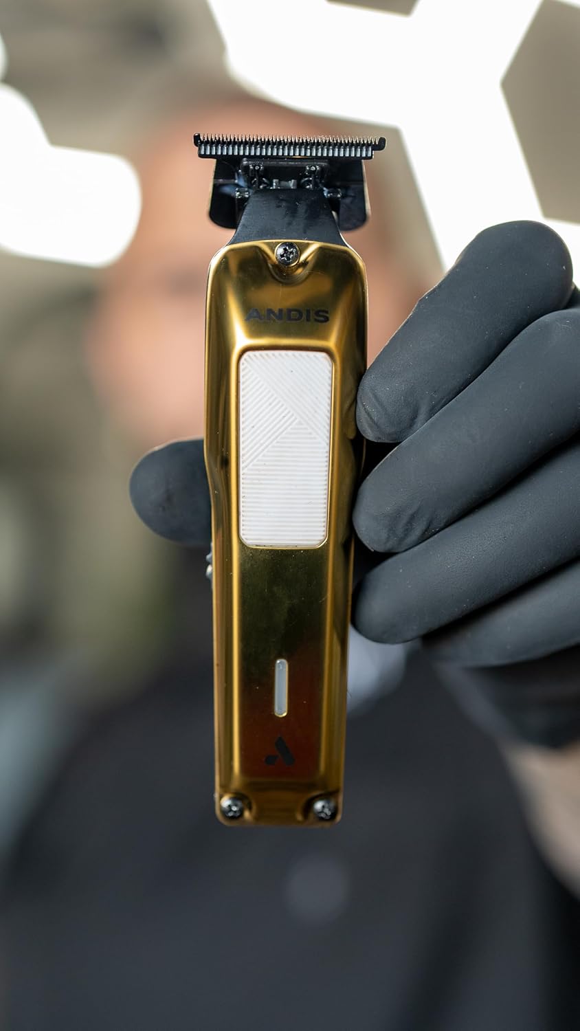 Andis 562310 Phenom Professional Cord/Cordless Beard & Hair Trimmer, Gold