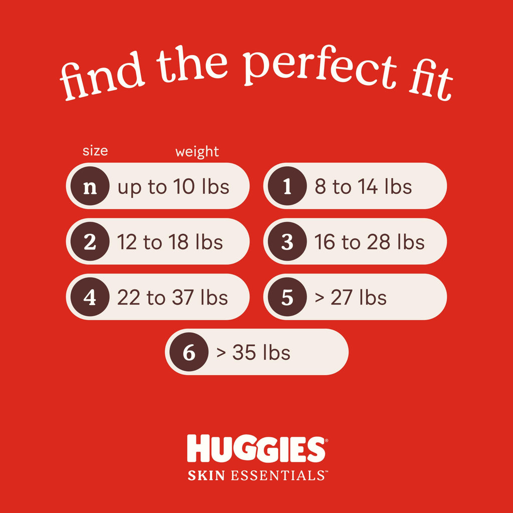 Huggies Skin Essentials Diapers – Size 1