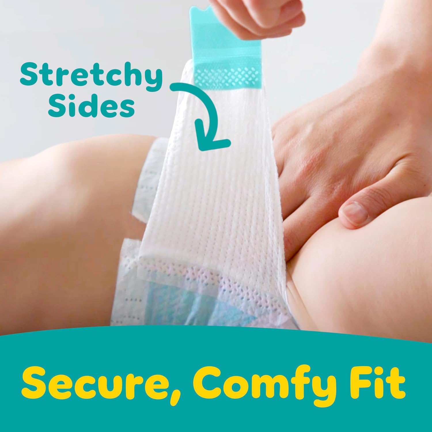 Pampers Diapers - Baby Dry - Size 3, 104 Count, Absorbent Disposable Infant Diaper (Packaging May Vary)