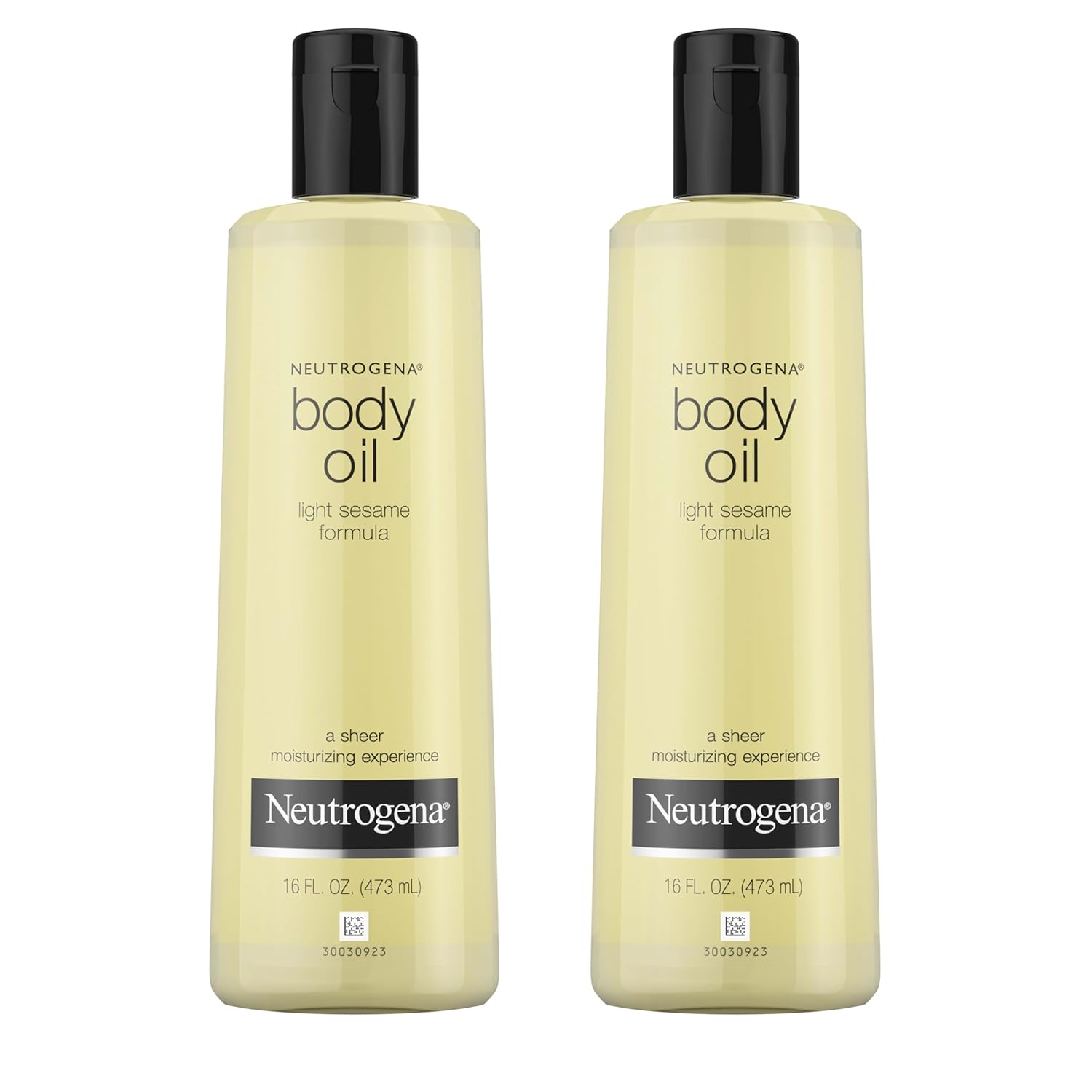 Neutrogena Body Oil Light Sesame Formula - 16 oz (2 Pack)