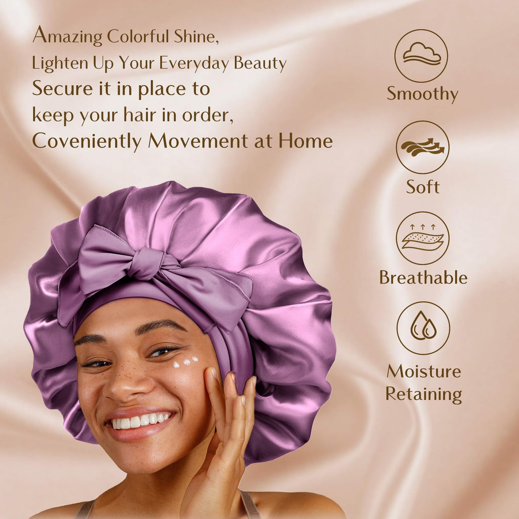 YANIBEST Adjustable Silk Bonnet – Double Layer