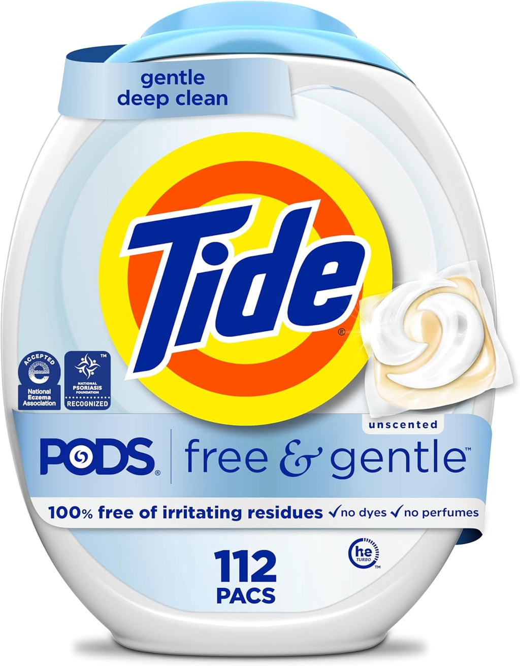 Tide PODS Free & Gentle Laundry Detergent