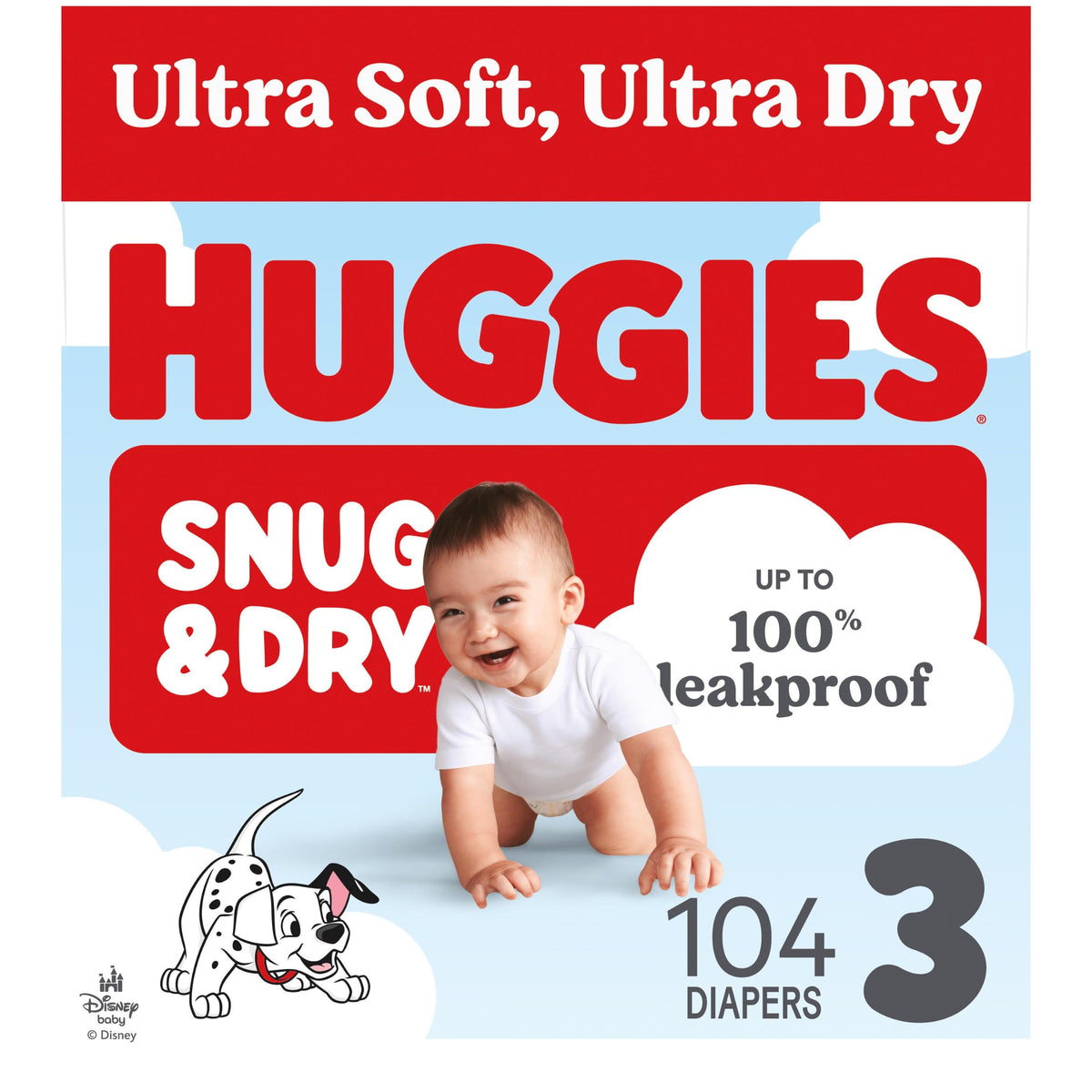Huggies Snug & Dry Diapers Size 1, 44 Count