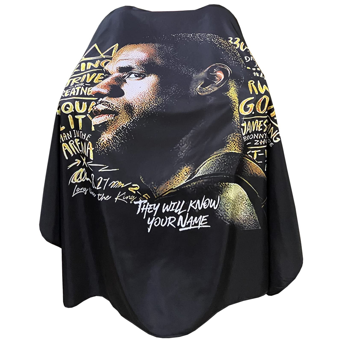 Barber Capes for Men Hair Cutting Salon Cape with Snaps Waterproof Professional Large Barber Hairdresser Gown Stylist Cape- 63”× 56”(Shoot Pattern)
