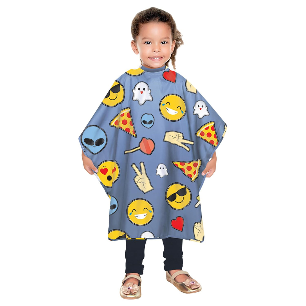 Betty Dain Kids Styling Haircut Cape, Social Kids Print, 30" x 36"