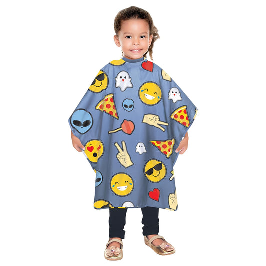 Betty Dain Kids Styling Haircut Cape, Social Kids Print, 30" x 36"
