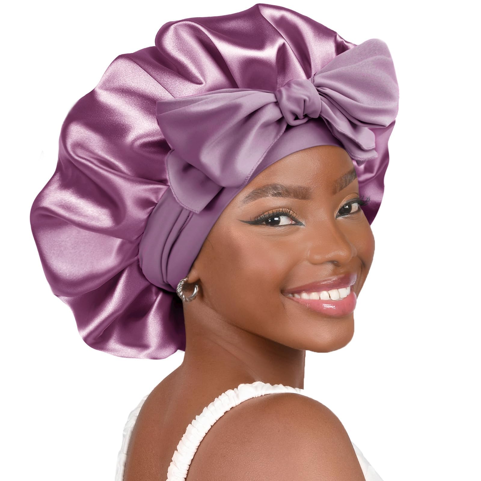 YANIBEST Adjustable Silk Bonnet – Double Layer