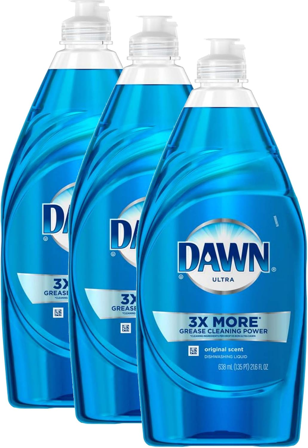 Dawn Ultra Dish Soap Refill Jug, Large Size Original Blue Liquid Dishwashing Detergent, Powerful Dish Soap for Grease, 51.5 oz