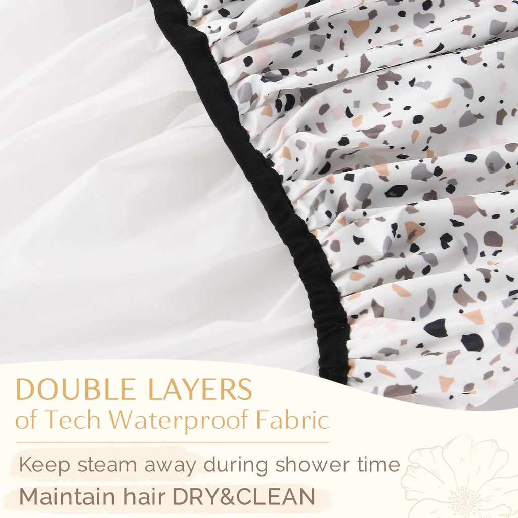 Yanibest Shower Cap – Waterproof Double Layer