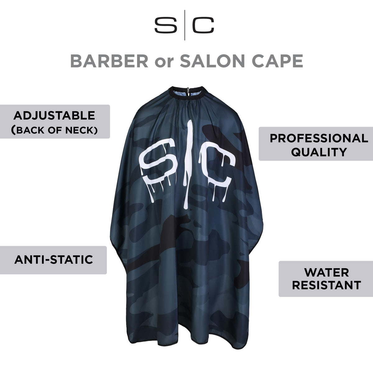 Stylecraft Kick Cover Barber Cape Water-Resistant Hair Cutting One Size