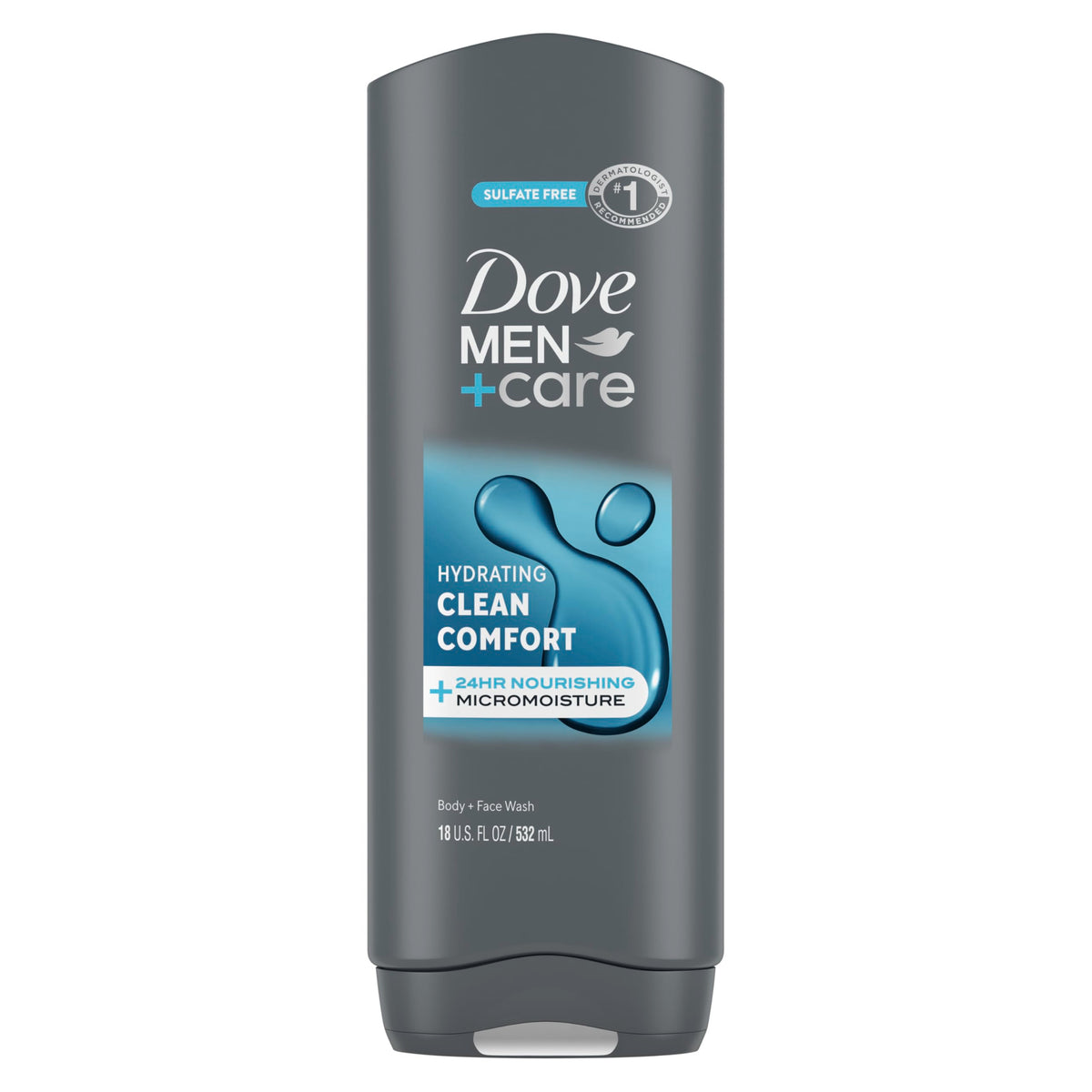 DOVE MEN Moisturizing Body Wash for Men, Eucalyptus + Cedar Oil, 26oz