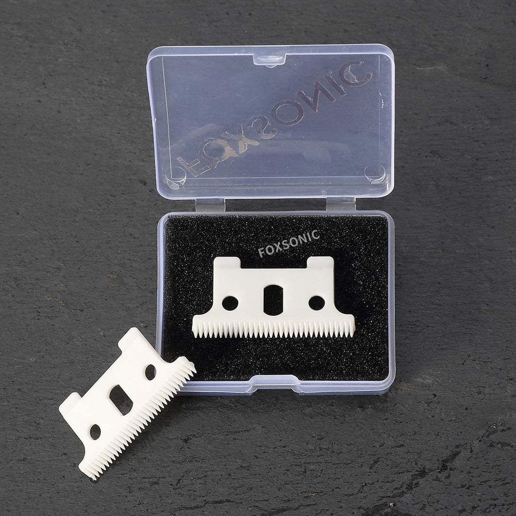 Professional 2-Hole Clipper Blades, Ceramic Replacement Blades for Wahl Senior Cordless Clipper