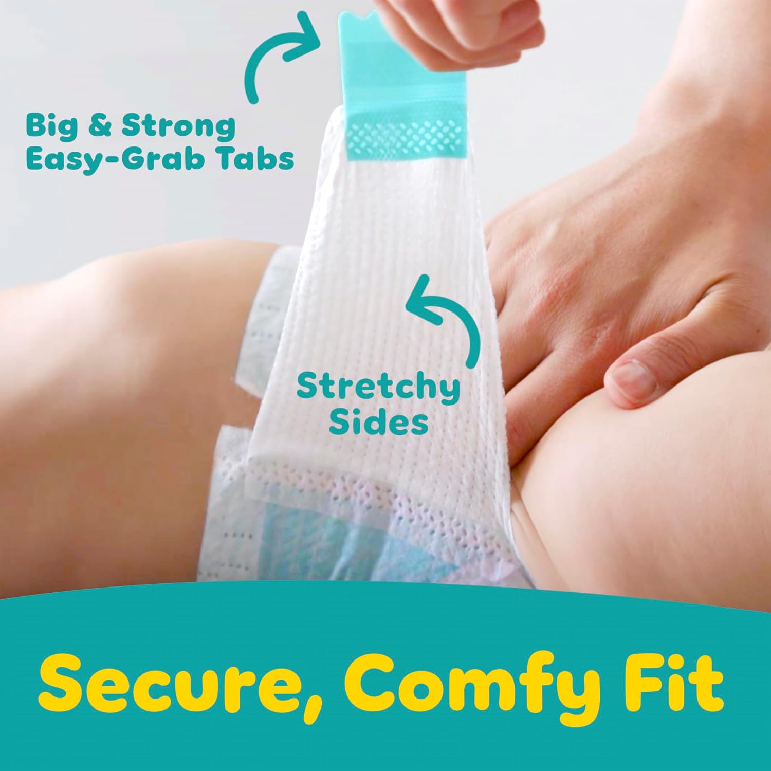 Pampers Diapers - Baby Dry - Size 3, 104 Count, Absorbent Disposable Infant Diaper (Packaging May Vary)