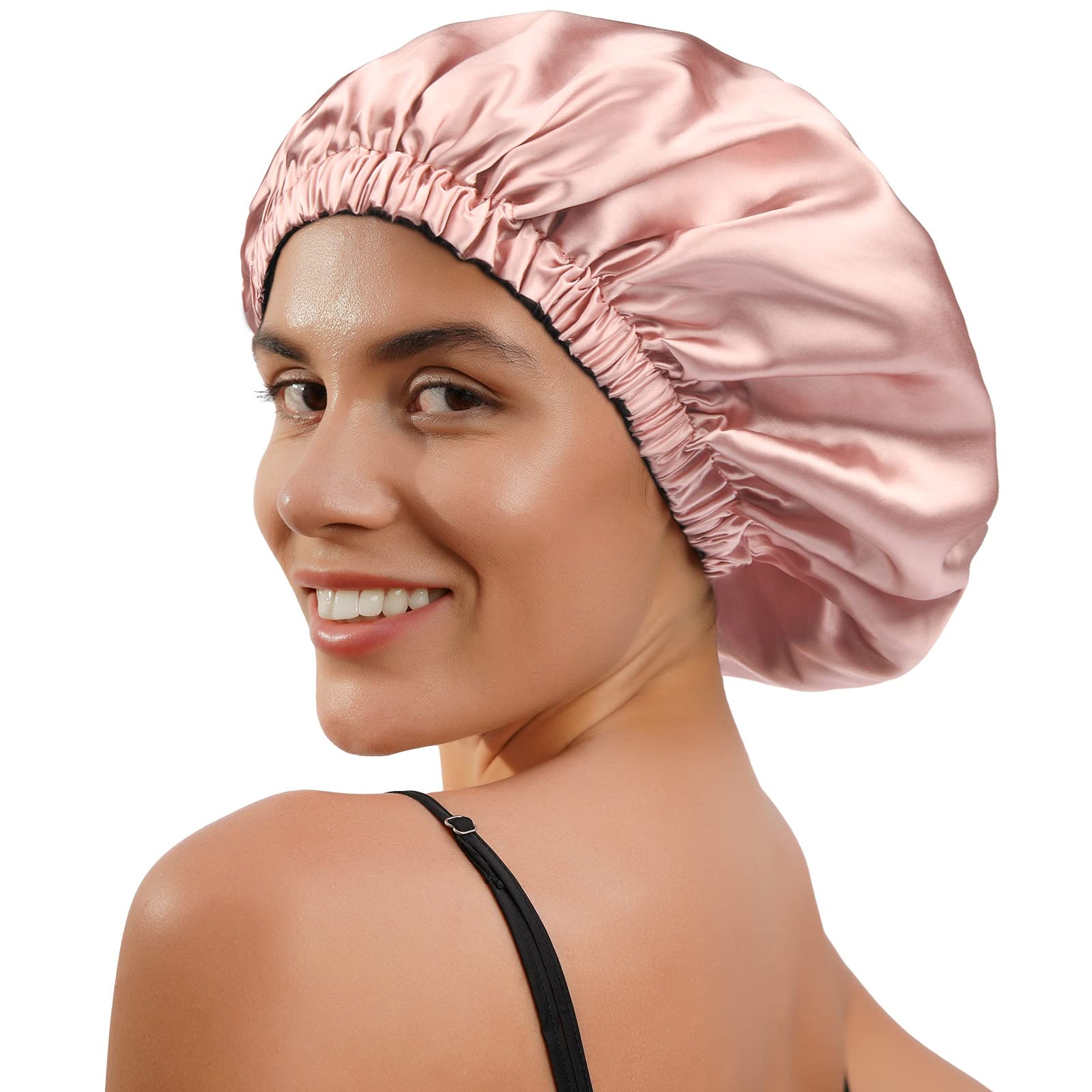 Yanibest Satin Sleep Bonnet – Adjustable Double Layer