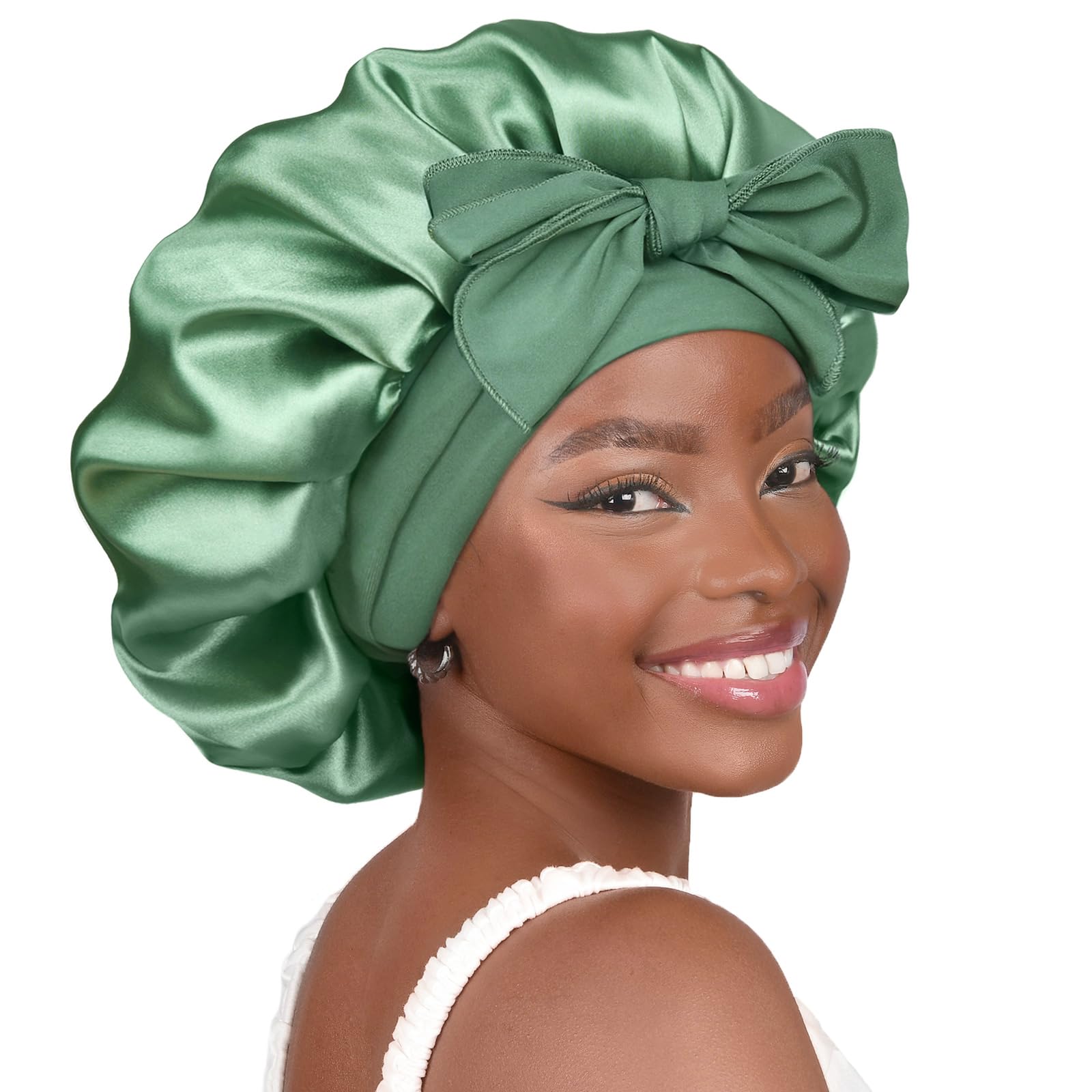 YANIBEST Adjustable Silk Bonnet – Double Layer